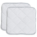 接触冷感もっちり枕パッド〔2枚組〕 冷感枕パッド 枕カバー 2枚セット 約50×45cm ゴムバンド 簡単 ピローパッド まくら パット 夏 枕パッド 抗菌防臭 ピローマット 涼感 冷たい Q-MAX ぼん家具