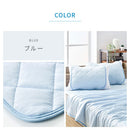 接触冷感もっちり枕パッド〔2枚組〕 冷感枕パッド 枕カバー 2枚セット 約50×45cm ゴムバンド 簡単 ピローパッド まくら パット 夏 枕パッド 抗菌防臭 ピローマット 涼感 冷たい Q-MAX ぼん家具