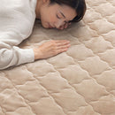 レギュラー敷きパッド〔SD〕 敷きパッド セミダブル 120×200 ベッドパッド 敷き毛布 冬 フランネル マイクロファイバー 暖かい 起毛 洗える 薄手 抗菌 防臭 低ホル ゴム付き ぼん家具