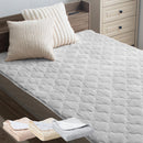 レギュラー敷きパッド〔SD〕 敷きパッド セミダブル 120×200 ベッドパッド 敷き毛布 冬 フランネル マイクロファイバー 暖かい 起毛 洗える 薄手 抗菌 防臭 低ホル ゴム付き ぼん家具