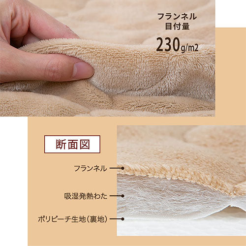 ぼん家具 レギュラー敷きパッド SD おしゃれ ベッド 寝具 敷パッド