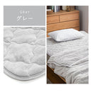 極暖敷きパッド〔S〕 敷きパッド シングル 100×200 厚手 ベッドパッド 極暖 エアロゲル 敷き毛布 冬 マイクロファイバー 暖かい 起毛 洗える 抗菌 防臭 保温 ゴム付き ぼん家具