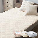 4層プレミアム敷きパッド〔SD〕 敷きパッド セミダブル 120×200 厚手 ベッドパッド 敷き毛布 冬 マイクロファイバー 暖かい 起毛 洗える 抗菌 防臭 低ホル ゴム付き アルミシート ぼん家具