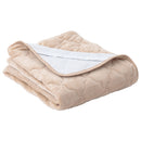 4層プレミアム敷きパッド〔D〕 敷きパッド ダブル 140×200 厚手 ベッドパッド 敷き毛布 冬 マイクロファイバー 暖かい 起毛 洗える 抗菌 防臭 低ホル ゴム付き アルミシート入り ぼん家具