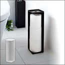 トイレットペーパーホルダー TOWER 山崎実業 トイレ収納 タワー スリム おしゃれ トイレットペーパーストッカー コンパクト 小物 コーナーラック 省スペース トイレブラシ 隙間収納 北欧 山崎実業