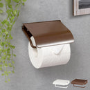 トイレットペーパーホルダー〔1連〕 トイレットペーパーホルダー ペーパーホルダー 1連 おしゃれ 2倍巻 3倍巻 太巻き 収納 DIY リノベ モダン ナチュラル 北欧 白 茶 単色 ぼん家具