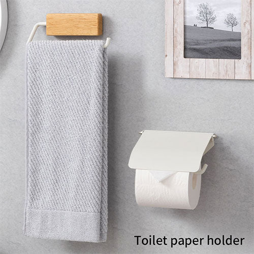 トイレットペーパーホルダー 1連 トイレ用品 おしゃれ ぼん家具