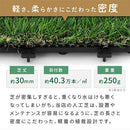 ジョイント式人工芝〔10枚セット〕 人工芝 ジョイント式 芝生 リアル人工芝 30×30cm 10枚セット パネル おしゃれ ガーデニング ベランダ 屋外 屋内 ジョイントマット ぼん家具