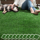ジョイント式人工芝〔10枚セット〕 人工芝 ジョイント式 芝生 リアル人工芝 30×30cm 10枚セット パネル おしゃれ ガーデニング ベランダ 屋外 屋内 ジョイントマット ぼん家具