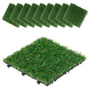 ジョイント式人工芝〔10枚セット〕 人工芝 ジョイント式 芝生 リアル人工芝 30×30cm 10枚セット パネル おしゃれ ガーデニング ベランダ 屋外 屋内 ジョイントマット ぼん家具