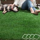 ジョイント式人工芝〔4枚セット〕 ジョイント式人工芝 芝生 人工芝 マット 室外 室内 リアル人工芝 室内用 パネル ベランダ おしゃれ ガーデニング 30×30cm ジョイントマット 人工芝生 ぼん家具