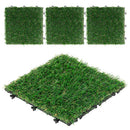 ジョイント式人工芝〔4枚セット〕 ジョイント式人工芝 芝生 人工芝 マット 室外 室内 リアル人工芝 室内用 パネル ベランダ おしゃれ ガーデニング 30×30cm ジョイントマット 人工芝生 ぼん家具