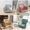 回転座椅子 座椅子 回転 肘掛け おしゃれ 回転座椅子 肘付き 座イス 勉強 肘置き 1人掛け 背もたれ 回転式 一人用 ファブリック コンパクト 一人暮らし フェイクレザー 合皮 ぼん家具