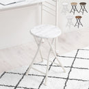 折りたたみ式チェア 折りたたみ椅子 軽量 室内 折りたたみチェア コンパクト 丸椅子 木製 スツール おしゃれ パソコンチェア デスクチェア 大理石風 木目 アンティーク調 ぼん家具