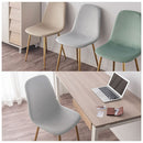 デスクチェア デスクチェア 椅子 シェルチェア ダイニングチェア ベロア調 ファブリック メッキ ゴールド脚 おしゃれ かわいい 北欧 ぼん家具