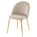 デスクチェア デスクチェア 椅子 オフィスチェア パソコンチェア おしゃれ ベロア調 学習 勉強椅子 北欧 ゴールド脚 ファブリック パーソナルチェア ぼん家具