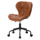 キャスター付きチェア デスクチェア オフィスチェア 椅子 おしゃれ パソコン チェア コンパクト 回転椅子 キャスター付き ワークチェア 肘なし 勉強椅子 PCチェア かわいい ぼん家具