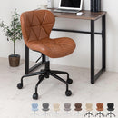 キャスター付きチェア デスクチェア オフィスチェア 椅子 おしゃれ パソコン チェア コンパクト 回転椅子 キャスター付き ワークチェア 肘なし 勉強椅子 PCチェア かわいい ぼん家具