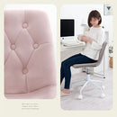 キャスター付きデスクチェア オフィスチェア デスクチェア ワークチェア 椅子 おしゃれ キャスター付き コンパクト パソコン 韓国風 ベロア調地 昇降機能 ぼん家具