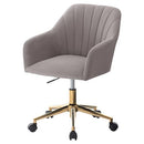 デスクチェア デスクチェア オフィスチェア 椅子 おしゃれ パソコン チェア かわいい 貝殻チェア 回転椅子 キャスター付き ワークチェア 勉強椅子 PCチェア 韓国風 ぼん家具