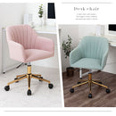 デスクチェア デスクチェア オフィスチェア 椅子 おしゃれ パソコン チェア かわいい 貝殻チェア 回転椅子 キャスター付き ワークチェア 勉強椅子 PCチェア 韓国風 ぼん家具
