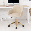 デスクチェア デスクチェア オフィスチェア 椅子 おしゃれ パソコン チェア かわいい 貝殻チェア 回転椅子 キャスター付き ワークチェア 勉強椅子 PCチェア 韓国風 ぼん家具