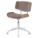 デスクチェア デスクチェア オフィスチェア 椅子 おしゃれ パソコン チェア 座面 広い 回転椅子 キャスター ワークチェア あぐら 木製 曲木 フェイクレザー ベロア ぼん家具