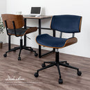 デスクチェア デスクチェア オフィスチェア 椅子 おしゃれ パソコン チェア 座面 広い 回転椅子 キャスター ワークチェア あぐら 木製 曲木 フェイクレザー ベロア ぼん家具