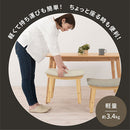 ファブリックスツール スツール 収納 フットレスト オットマン 足置き台 おしゃれ ダイニングチェア 天然木脚 木製 ファブリック ロータイプ 玄関 台所 ダイニング 軽量 ぼん家具