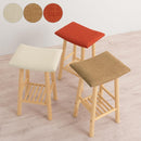 カウンターチェア 木製 ファブリック イス チェア スツール ハイタイプ カウンタースツール キッチンチェア 天然木 脚 木製 ファブリック 布 棚付き 収納 台所 ダイニング 食卓 シンプル ぼん家具
