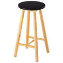 木製カウンターチェア 木製スツール 丸椅子 木製チェア イス チェア スツール ハイタイプ カウンタースツール キッチンチェア 天然木 脚 木製 1脚 高さ60cm 足置き シンプル ぼん家具