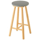 木製カウンターチェア 木製スツール 丸椅子 木製チェア イス チェア スツール ハイタイプ カウンタースツール キッチンチェア 天然木 脚 木製 1脚 高さ60cm 足置き シンプル ぼん家具