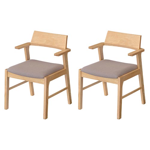 ダイニングチェア〔1脚単品・同色2脚セット〕