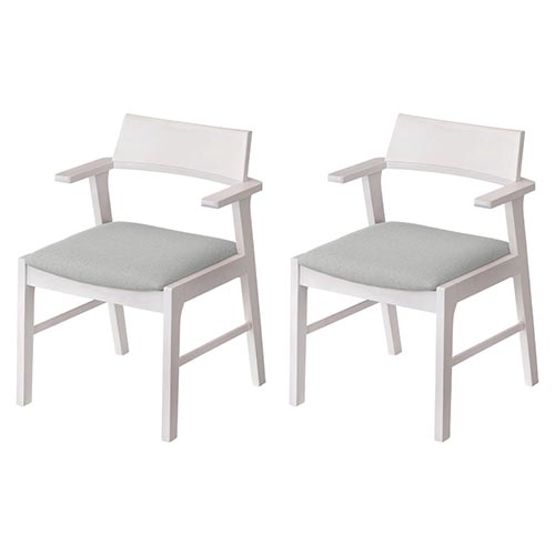 ダイニングチェア〔1脚単品・同色2脚セット〕