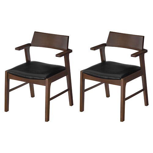 ダイニングチェア〔1脚単品・同色2脚セット〕