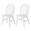 ダイニングチェア〔2脚セット〕 ダイニングチェア 椅子 ウィンザーチェア 2脚セット 食卓椅子 おしゃれ 木製 ダイニングチェアー 北欧 アンティーク調 背もたれ ハイバック イス ぼん家具