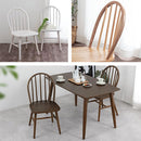 ダイニングチェア〔2脚セット〕 ダイニングチェア 椅子 ウィンザーチェア 2脚セット 食卓椅子 おしゃれ 木製 ダイニングチェアー 北欧 アンティーク調 背もたれ ハイバック イス ぼん家具