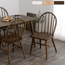 ダイニングチェア〔2脚セット〕 ダイニングチェア 椅子 ウィンザーチェア 2脚セット 食卓椅子 おしゃれ 木製 ダイニングチェアー 北欧 アンティーク調 背もたれ ハイバック イス ぼん家具