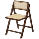 折りたたみ式チェア ラタン調チェア 椅子 チェア 折りたたみ 折りたたみチェア 折りたたみ椅子 背もたれ たためる コンパクト 北欧風 天然木 木製 可愛い 一人掛け 1脚 ぼん家具