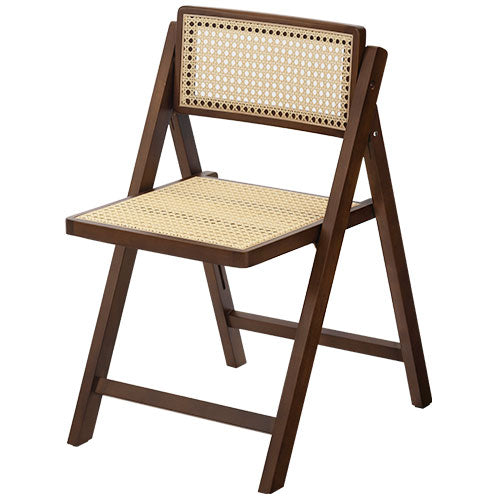 ラタン調折りたたみ式チェア チェア 座椅子 折りたたみ式チェア