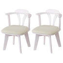 回転式 ダイニングチェア2脚セット