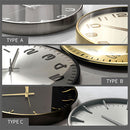 壁掛け時計 ウォールクロック 壁掛け時計 掛時計 時計 壁時計 掛け時計 40cm 非電波 スイープムーブメント 静音 静か 丸形 重厚感 モダン スタイリッシュ ギフト ぼん家具