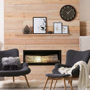 壁掛け時計 ウォールクロック 壁掛け時計 掛時計 時計 壁時計 掛け時計 30cm 非電波 スイープムーブメント 静音 静か 丸形 ウッド調 木枠 フレーム 北欧風 ギフト ぼん家具