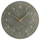 壁掛け時計 壁掛け時計 掛け時計 ウォールクロック インテリアクロック 壁掛け 時計 30cm 非電波 スイープムーブメント 静音 丸形 ストーン調 高級感 モダン ぼん家具