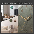 壁掛け時計 壁掛け時計 掛け時計 ウォールクロック インテリアクロック 壁掛け 時計 30cm 非電波 スイープムーブメント 静音 丸形 ストーン調 高級感 モダン ぼん家具