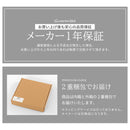 大理石調×スチール 振り子時計