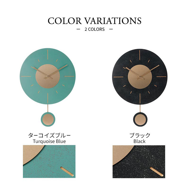 ストーン調 振り子時計