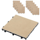 ジョイントタイルデッキ〔4枚セット・10枚セット〕 タイル ベランダ 庭 デッキ テラス diy ジョイントタイル おしゃれ デッキパネル 正方形 ジョイントマット ベランダ ガーデニング 簡単設置 敷石 ぼん家具