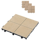 ジョイントタイルデッキ〔4枚セット・10枚セット〕 タイル ベランダ 庭 デッキ テラス diy ジョイントタイル おしゃれ デッキパネル 正方形 ジョイントマット ベランダ ガーデニング 簡単設置 敷石 ぼん家具