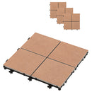 ジョイントタイルデッキ〔4枚セット・10枚セット〕 タイル ベランダ 庭 デッキ テラス diy ジョイントタイル おしゃれ デッキパネル 正方形 ジョイントマット ベランダ ガーデニング 簡単設置 敷石 ぼん家具